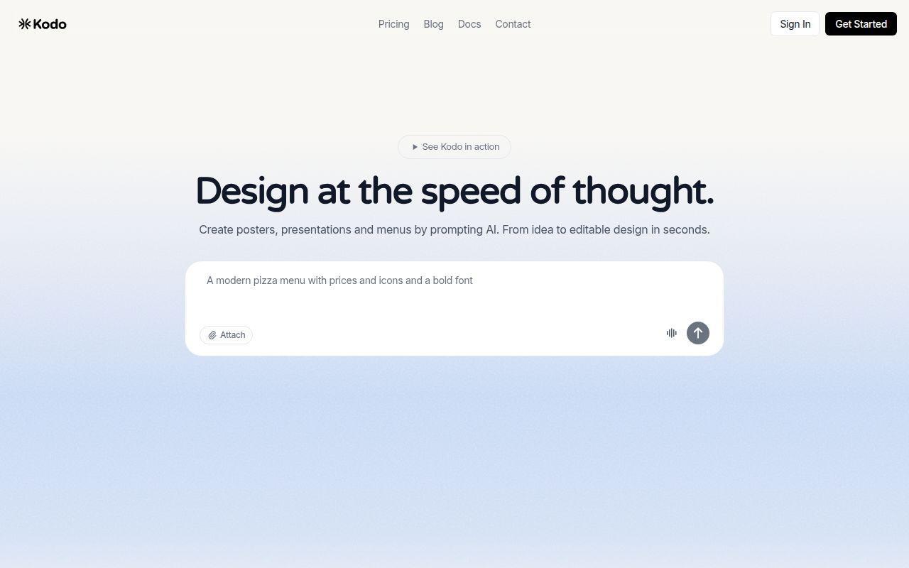Kodo screenshot
